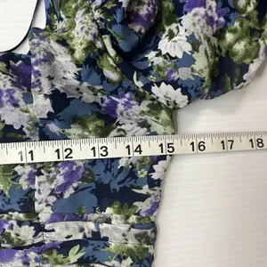 ASTR The Label Size Small Blue Asymmetrical High Low Midi Short Sleeve Dress NWT thumbnail 8