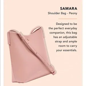 Anthropologie SAMARA Apple leather medium crossbody shoulder bag thumbnail 2