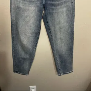 Risen High‎ Rise Tummy Control Crop Mom Denim Jeans thumbnail 6