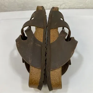 Birki's Birkenstock‎ Sandals 37 US L6 Narrow Mocha Calais Two Strap Sandals thumbnail 11