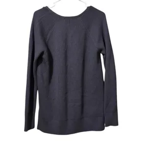 Athleta‎ Hanover Women Size Small V-Neck Sweater Wool Blend Purple Knit Preppy thumbnail 2