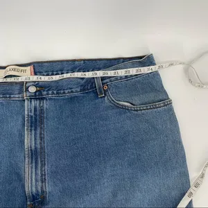 Levi's 550 Relaxed Fit‎ light wash classic jeans size 50 x 30 thumbnail 6