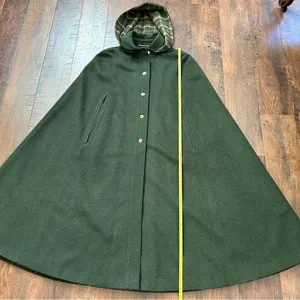 COJANA London wool / cashmere blend cape, made in England, one size thumbnail 10