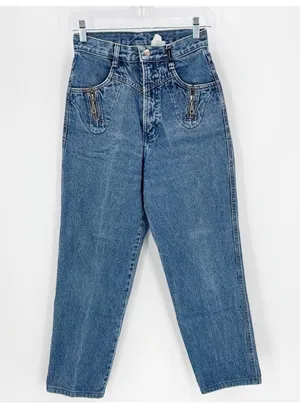 Vintage 90s Rockies Jeans size 28 High Rise Mom Jeans Rockies Western thumbnail 1
