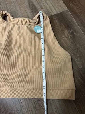 Tone it Up Tan Sports Bra Size XL New thumbnail 5