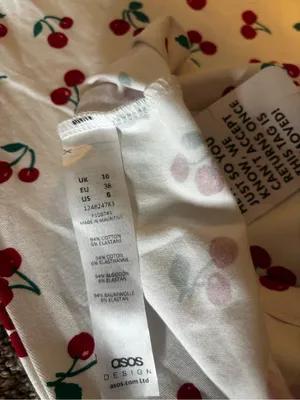 ASOS Cherry Maxi Dress, Off the Shoulder thumbnail 5