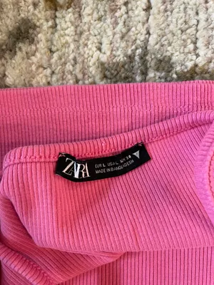 ZARA Halter Top Pink thumbnail 3