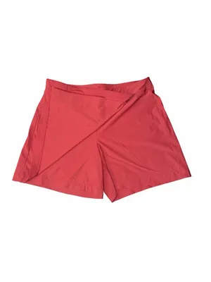 Spanx 50300R Large Sunshine Skort Dark Cherry Red Golf Tennis Preppy Workout EUC thumbnail 2