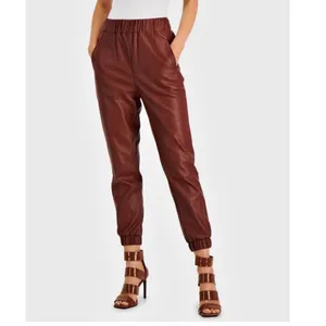 NWOT INC International Concept Faux Leather Joggers Pant High Waisted M thumbnail 2