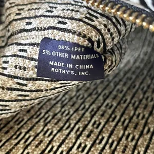 NWT Rothy's The Wristlet Jetset Black Basket Weave Convertible Clutch Handbag thumbnail 7