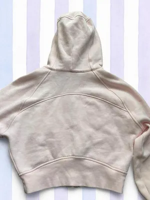 Lululemon pink cropped scuba gold zipper size xs/s thumbnail 6