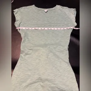 J. Crew Teal Tie-Waist Mini Dress size M thumbnail 8