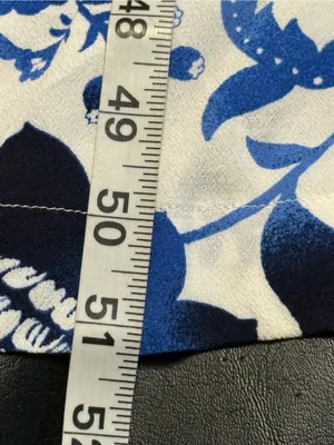 Loft NWT Blue and White Floral Maxi Dress - Women size 14 thumbnail 13