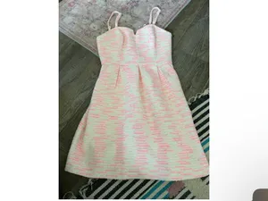 Anthropologie Moulinette Soeurs Pink Tweed Dress Women’s 0‎ Barbiecore Coquette thumbnail 6