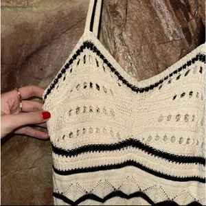 Commense Paros Crochet Eyelet See Through Midi Dress size S thumbnail 6