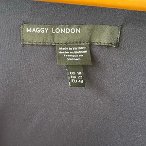 Maggy London Navy Blue Belted Wrap Dress Short Sleeve Size 18. NEW! thumbnail 9