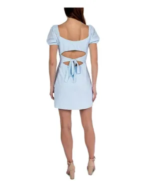 B Darlin Blue Mini Dress thumbnail 4