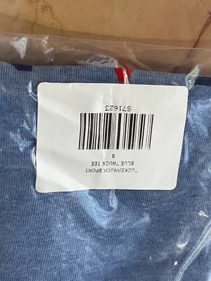 Tuckernuck Logo American Apparel Tri-Blend Tee in Blue Small Womens New Tshirt thumbnail 6