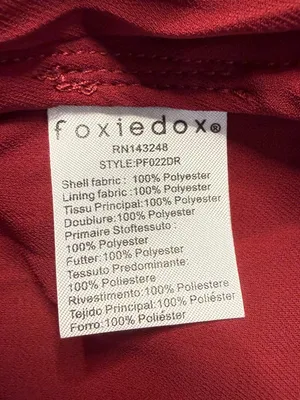 Foxiedox Anthropologie Clarinda Tiered Dress Women's Large Red Lace Formal Party thumbnail 15