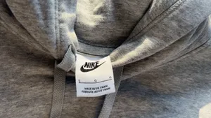 Nike Pullover Grey Hoodie thumbnail 6