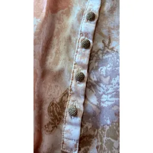 Charming Charlie Sheer Chiffon Blouse Boho Tie Neck Lightweight Size M thumbnail 4