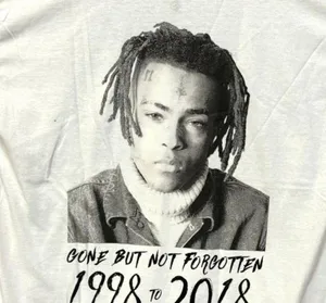 XXXTentacion Gone But Not Forgotten Tribute Rap Tee Small thumbnail 2