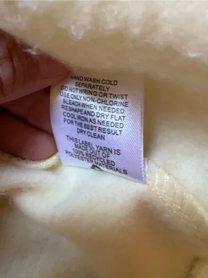 Olive + Oak Butter Yellow Fleece Sweatshirt XS Notch Neck Pullover thumbnail 4