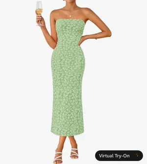 green cocktail dress Size M thumbnail 2