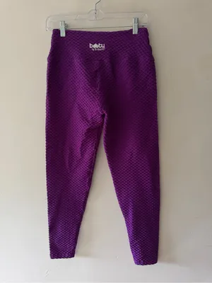 Booty by Brabants Purple‎ Curvy Plus Croco Leggings thumbnail 3