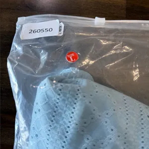 Women's Light Blue Open Knit Eyelet Spaghetti Strap Dress Size L #260550 thumbnail 11