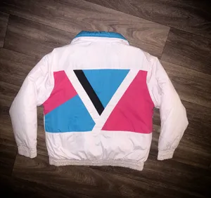 Women’s Vintage Ski Jacket Medium/Large Ski Lion White thumbnail 2