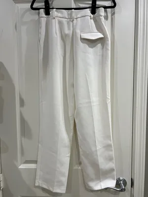 Topshop women’s trouser, cream, size 4 thumbnail 3