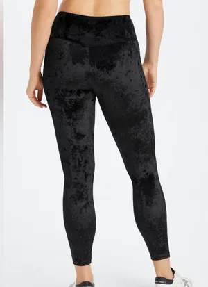 Fabletics Crushed Velour Crossover Leggings 3X (20-22) thumbnail 3
