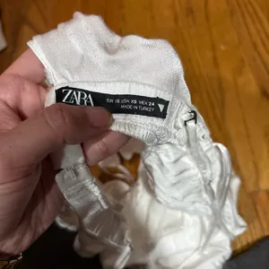 ZARA White Satin Top Tank thumbnail 3