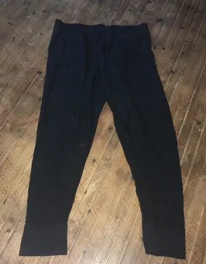 Victoria’s Secret black knit loungewear L cozy joggers thumbnail 1