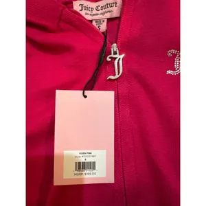 NWT Juicy Couture Vixen Pink Knit Tracksuit Set Hoodie Flare‎ Pants Small thumbnail 3
