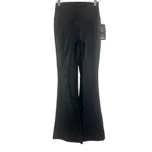 ✨90 Degree By Reflex Faux Leather Flared Leg Yoga Sz Medium Pants✨ thumbnail 6