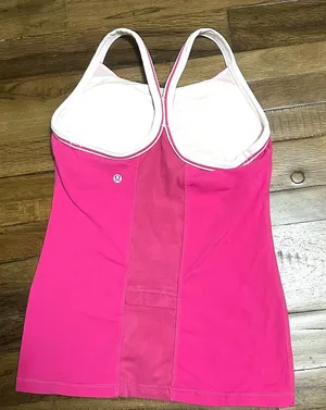 Lululemon Pink Racerback Tank 6 thumbnail 1