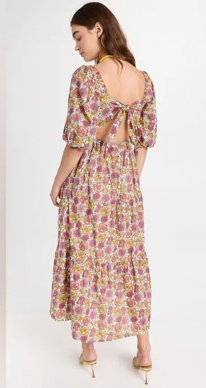 MINKPINK NWT Yasamin Tiered Midi Floral Dress Size XXL thumbnail 4
