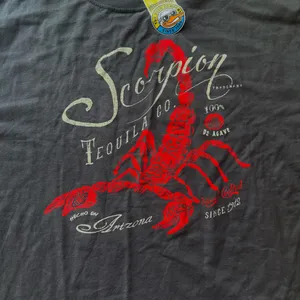 NWT Scorpion Tequila Co. Vintage Tee Shirt Gray Size XL thumbnail 2