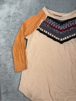 Free people we the free spring bound crochet top calm sand combo small thumbnail 6