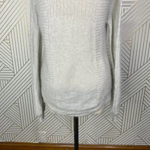 Sundance Catalog Wool Mohair Knit Beige Ribbed Sweater Size US‎ Large thumbnail 10