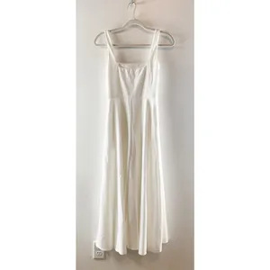 Halara Sleeveless Square Neck Side Pocket Corset Maxi Dress Frost White Small thumbnail 5