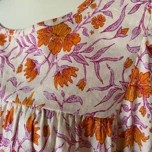 Universal Thread Goods Co. Floral‎ Babydoll Top Size Large thumbnail 7
