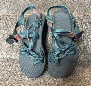 Chacos Woman's Z Cloud X Teal/Peach‎ Size 7 thumbnail 1