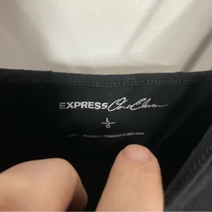 Express one eleven black Strappy tank top size large‎ thumbnail 3