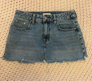 Pacsun high rise jean skirt thumbnail 1