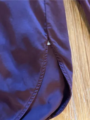 Zara Plum Button-Up Shirt gently worn 100% modal thumbnail 7