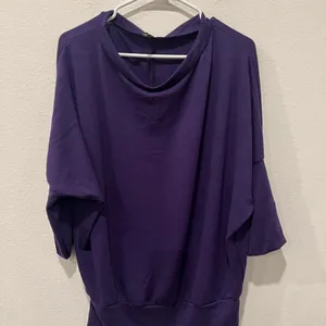 Elegant Plus Size Purple Women's Top Size 2X thumbnail 2