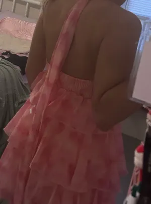 Hello Molly Pink Floral Mini Dress Small thumbnail 6